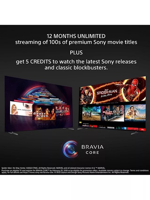 Sony Bravia XR (2023) OLED HDR 4K Ultra HD Smart Google TV 65 inch with Youview/Freesat HD Dolby Atmos & Acoustic Surface Audio+ Black - Image 3