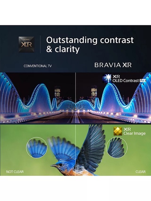 Sony Bravia XR (2023) OLED HDR 4K Ultra HD Smart Google TV 65 inch with Youview/Freesat HD Dolby Atmos & Acoustic Surface Audio+ Black - Image 4